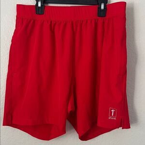 1st Phorm Red Athletic Shorts in Size L